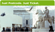 Just Postcode. Just Ticket