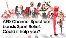 Channel Spectrum boost Sports Relief