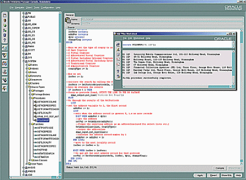 Oracle Screenshot