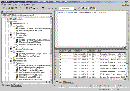 Integrated Address functions on Microsoft SQL Server